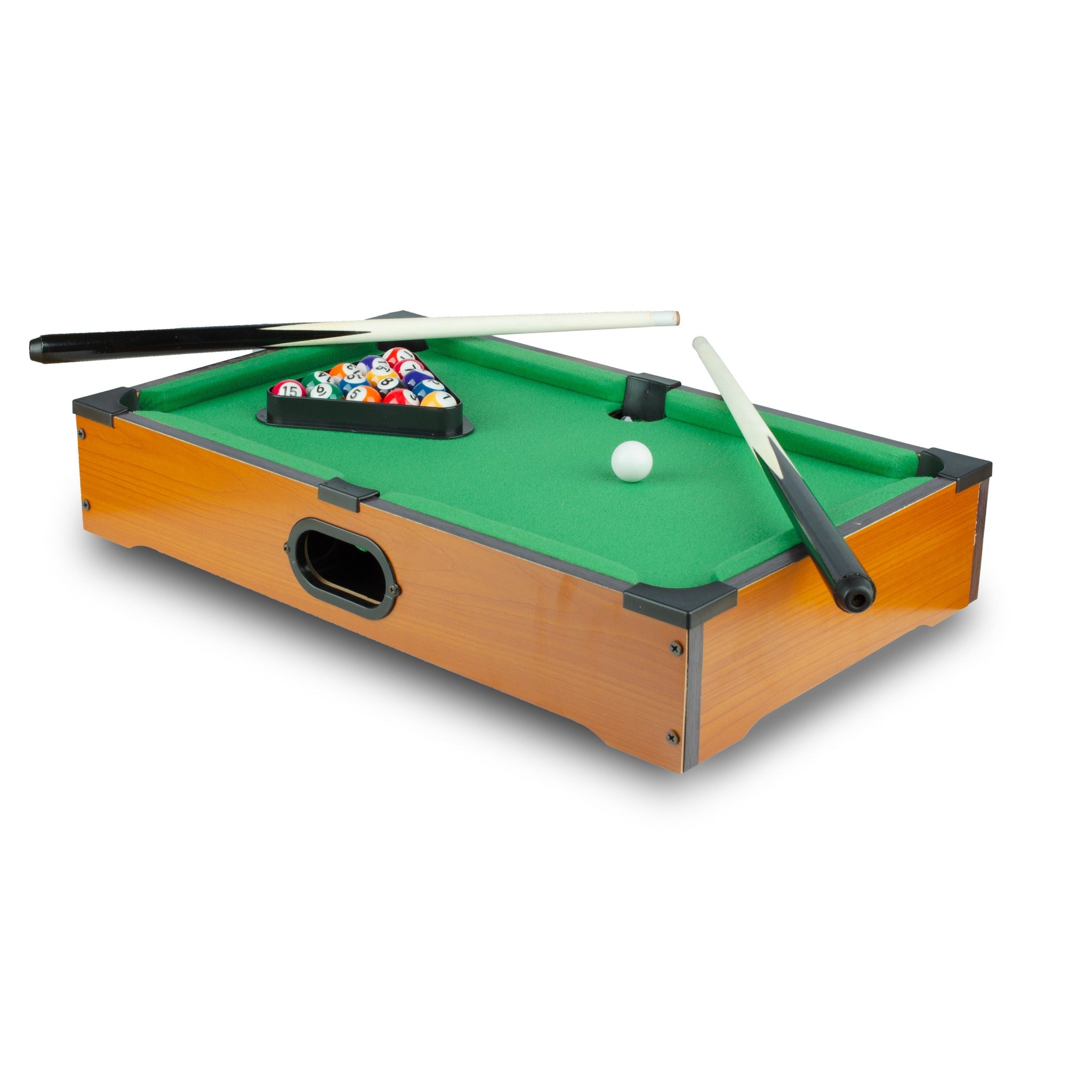 Miniature Pool Table Set - Compact Billiards Fun For Kids And Adults 